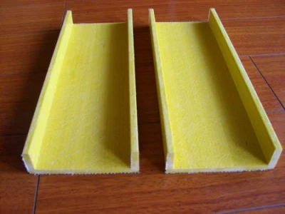 Perfil de pultrusión de fibra de vidrio de material de construcción con protección UV