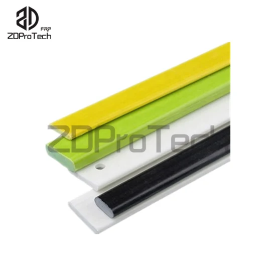 [Gran oferta de mediados de año] Perfil de fibra de vidrio negro/tira de GRP flexible de pultrusión de alta resistencia, plano de FRP, barra de fibra de vidrio