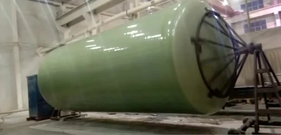 Tanque de tratamiento de agua a presión de bobinado de FRP